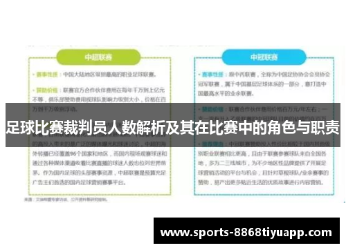 足球比赛裁判员人数解析及其在比赛中的角色与职责